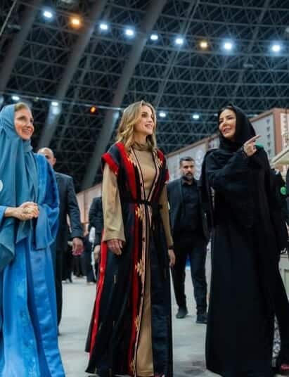 زيارة الملك رانيا للسعودية