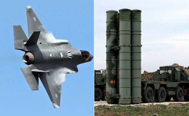 ستيلث 35 اف ، بطاريات صواريخ 400-اس 