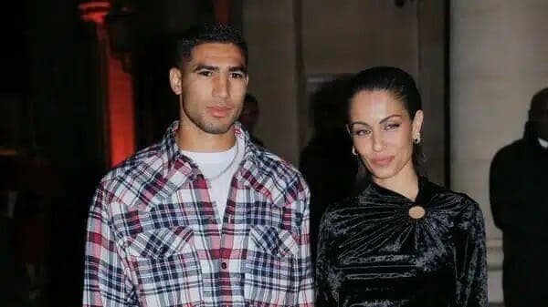 هبة عبوك وأشرف حكيمي 