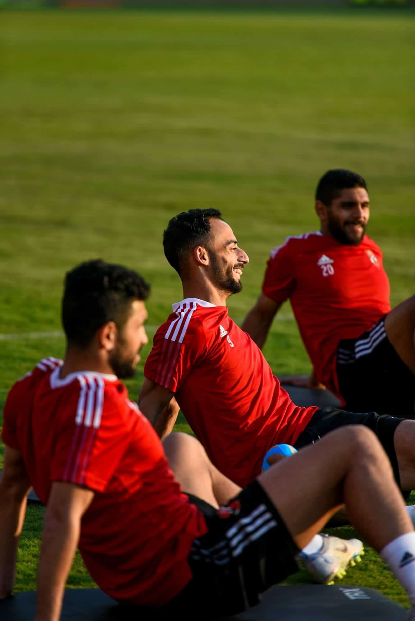 أحمد عبد القادر في تدريبات الأهلي