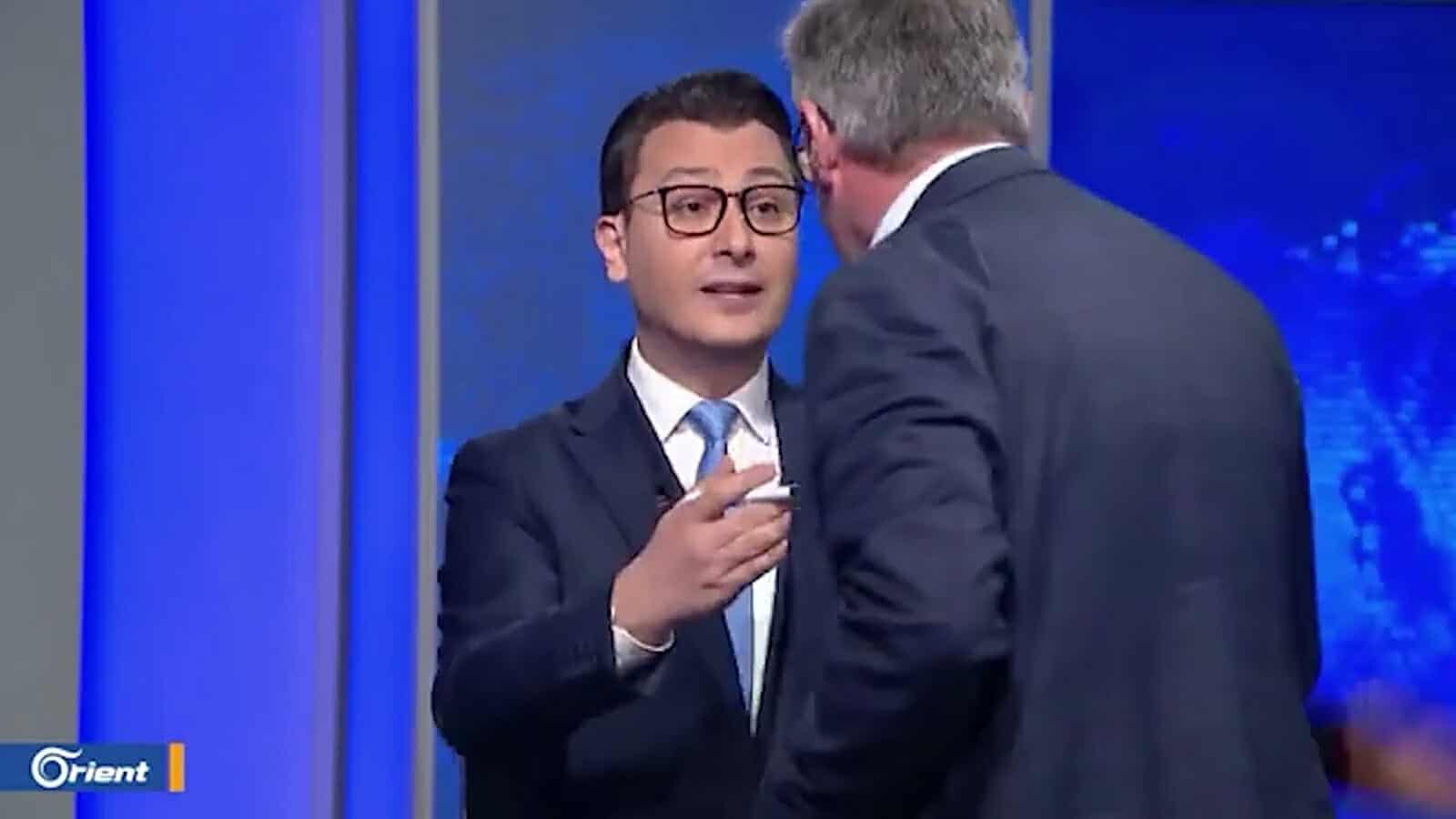 اعتقال مدير قناة أورينت وإعلامي سوري بعد طرده محللاً سياسياً تركياً تجاوز في حقه (شاهد) اعتقال مدير قناة أورينت watanserb.com
