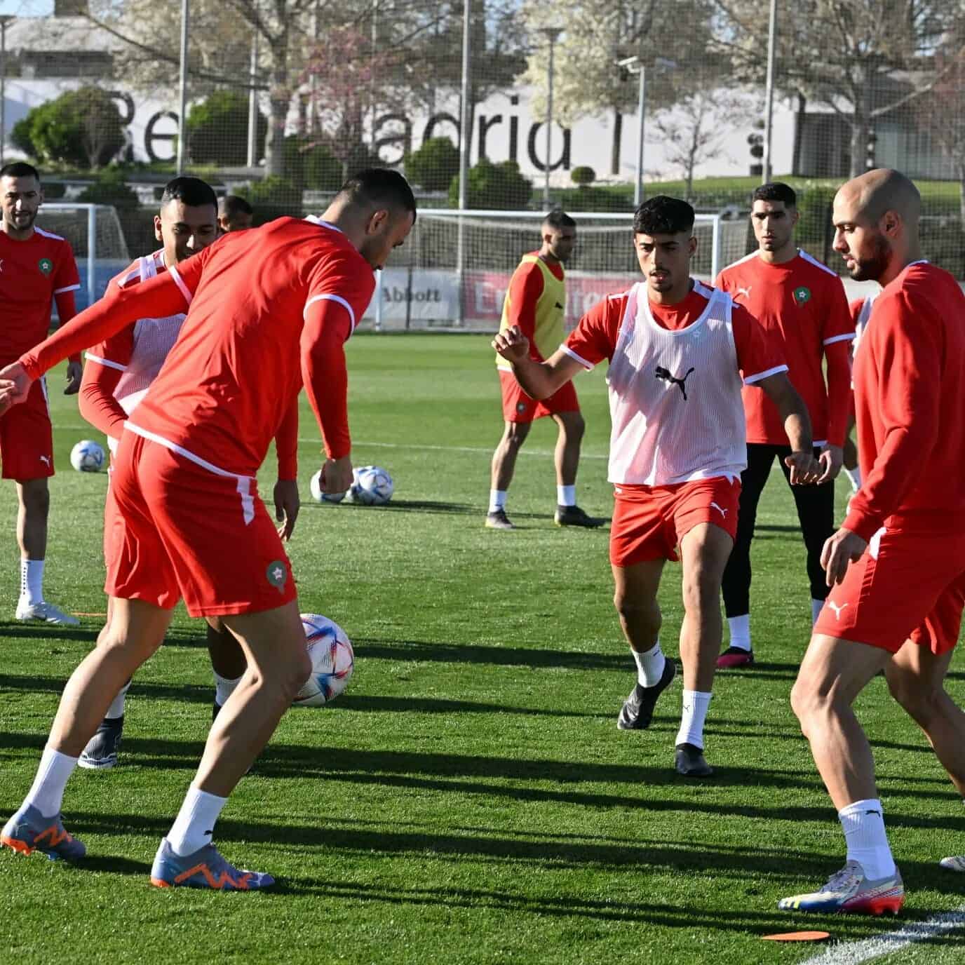 تدريبات المنتخب المغربي
