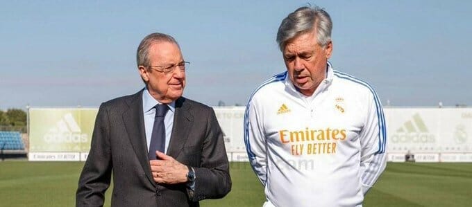 توتر العلاقة بين أنشيلوتي وبيريز