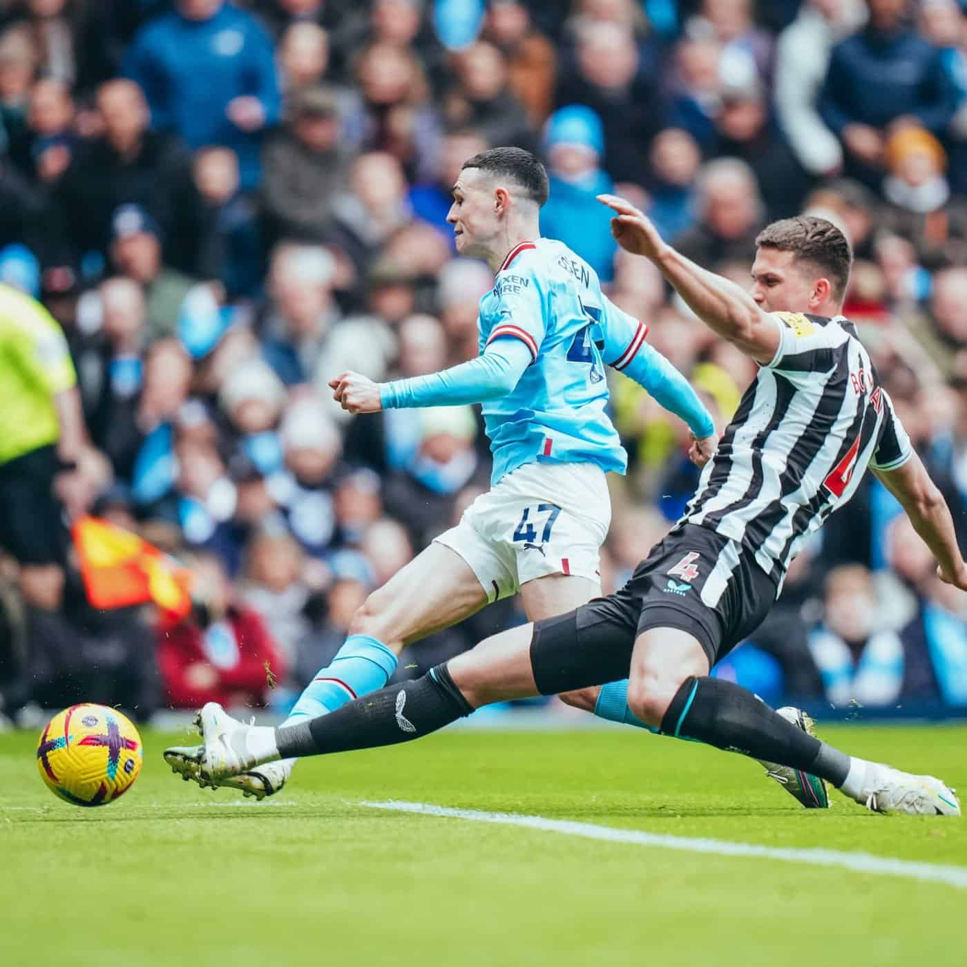 مباراة مانشستر سيتي ونيوكاسل يونايتد