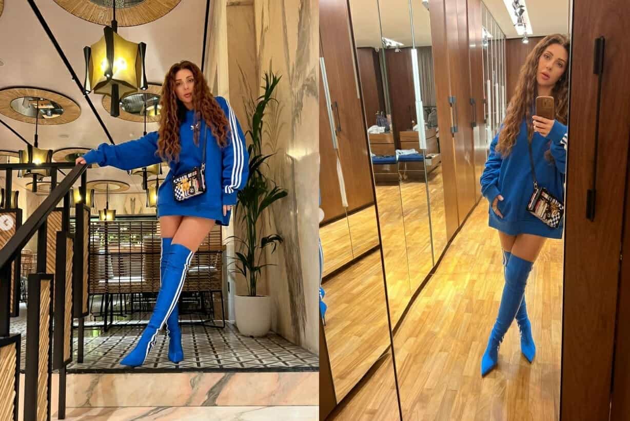 ميريام فارس بدون بنطال