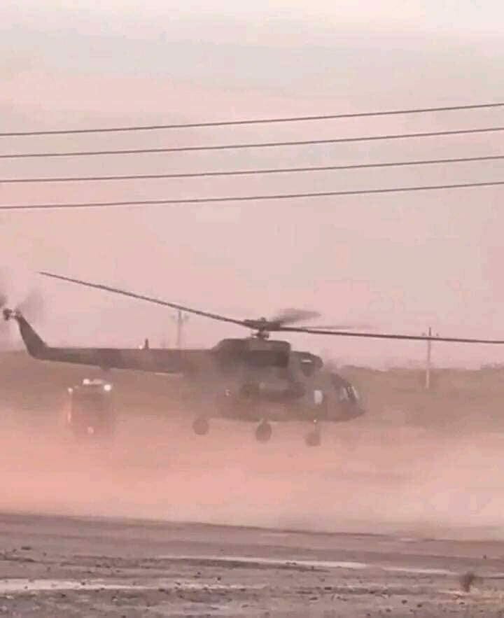 توثّق هروب الرئيس السوداني عمر البشير على متن مروحية عسكرية