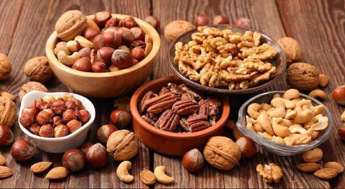 البقوليات والفواكه الجافة