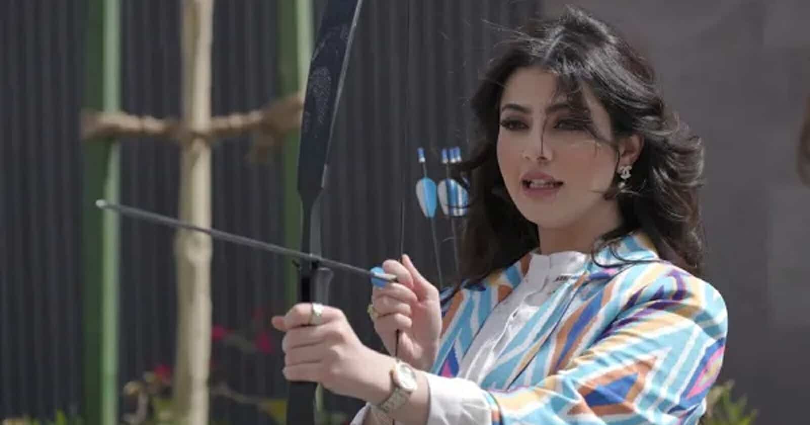 نرمين محسن تظهر بملابس مثيرة مع رامز جلال وتفاجأت بالثور يهجم عليها الممثلة السعودية نرمين محسن الزهراني watanserb.com