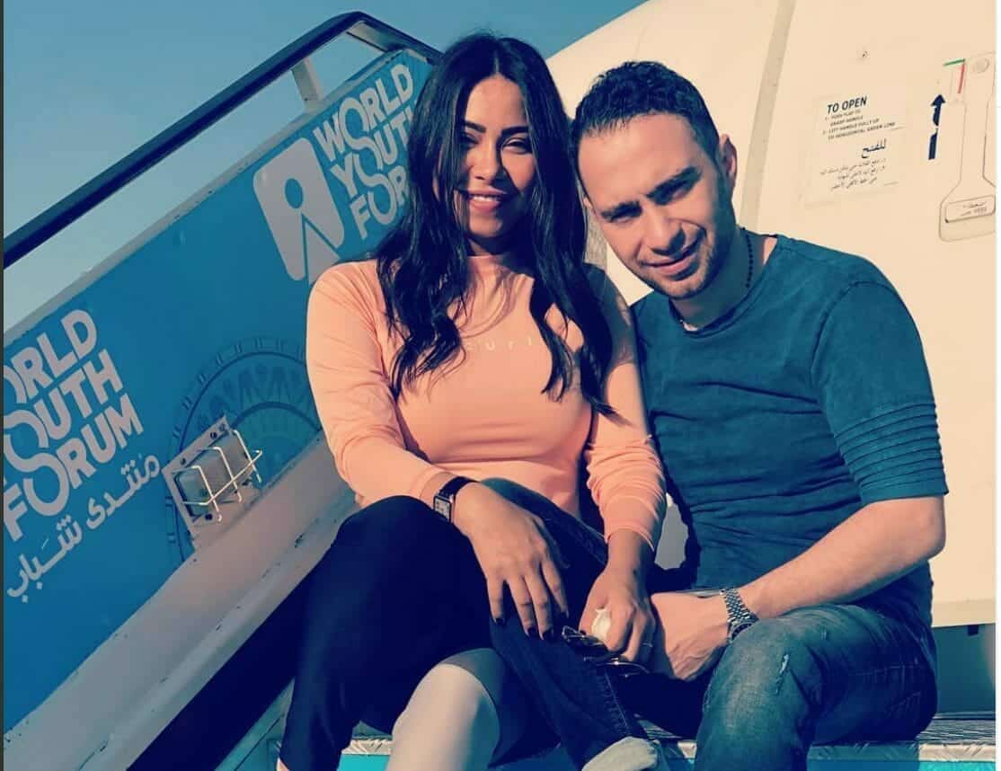 حسام حبيب يراقص شيرين .. والأخيرة تكشف مفاجأة عنهما (فيديو) شيرين في حضن حسام حبيب watanserb.com