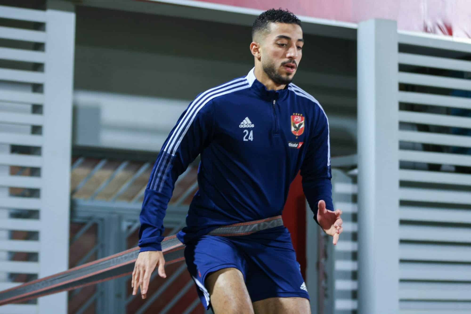 لاعب الأهلي محمد عبد المنعم