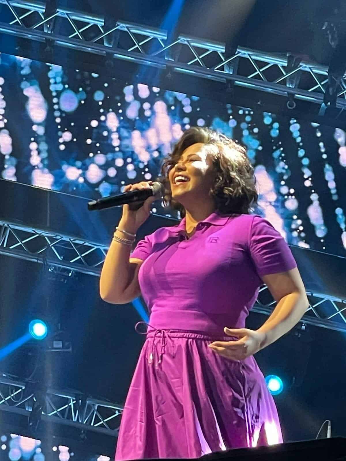 إطلالة شيرين في حفل دبي