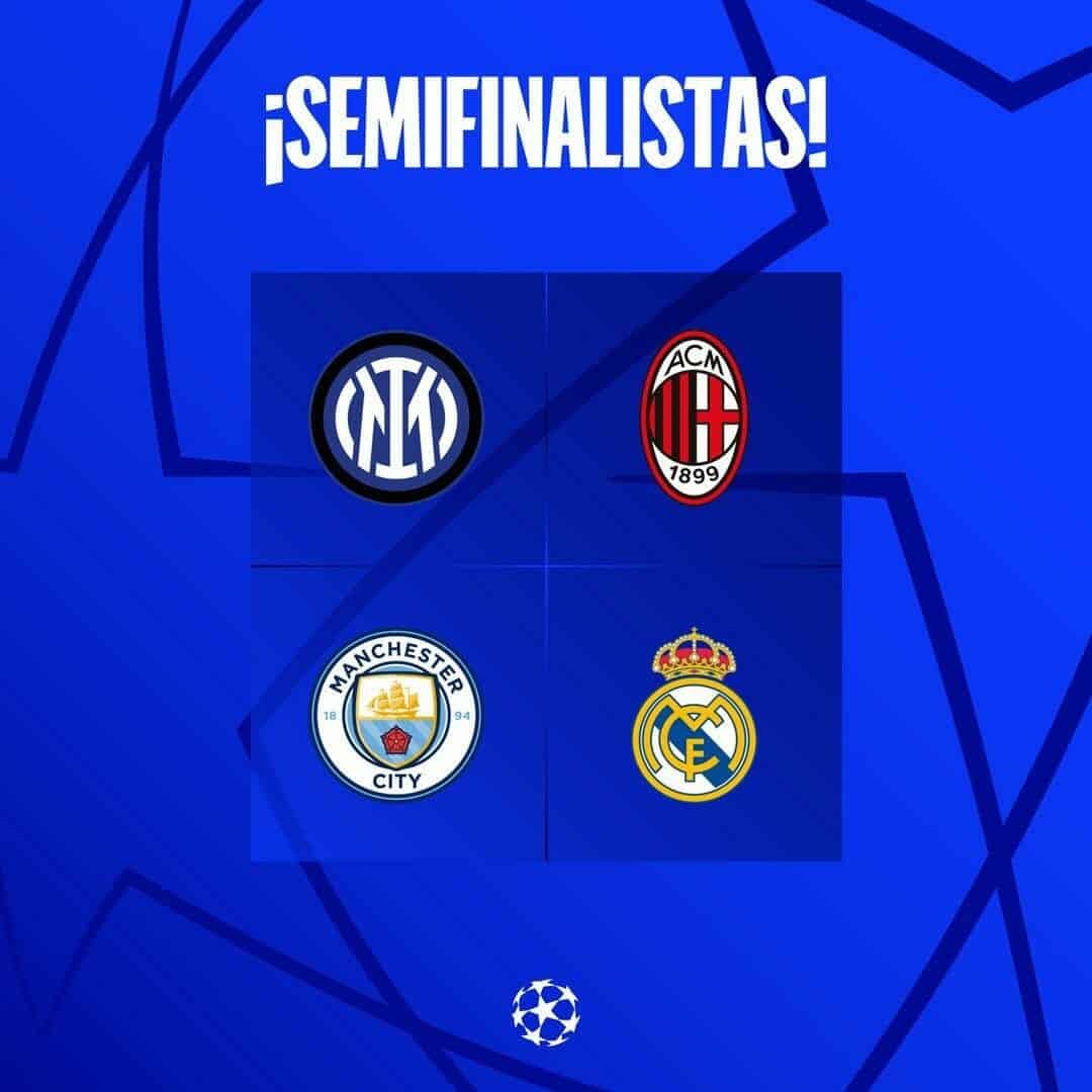 مواجهات نصف نهائي دوري أبطال أوروبا