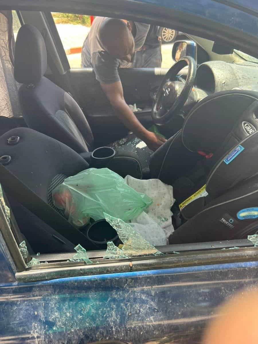 مركبة المستوطن تعرضت لوابل من الرصاص 