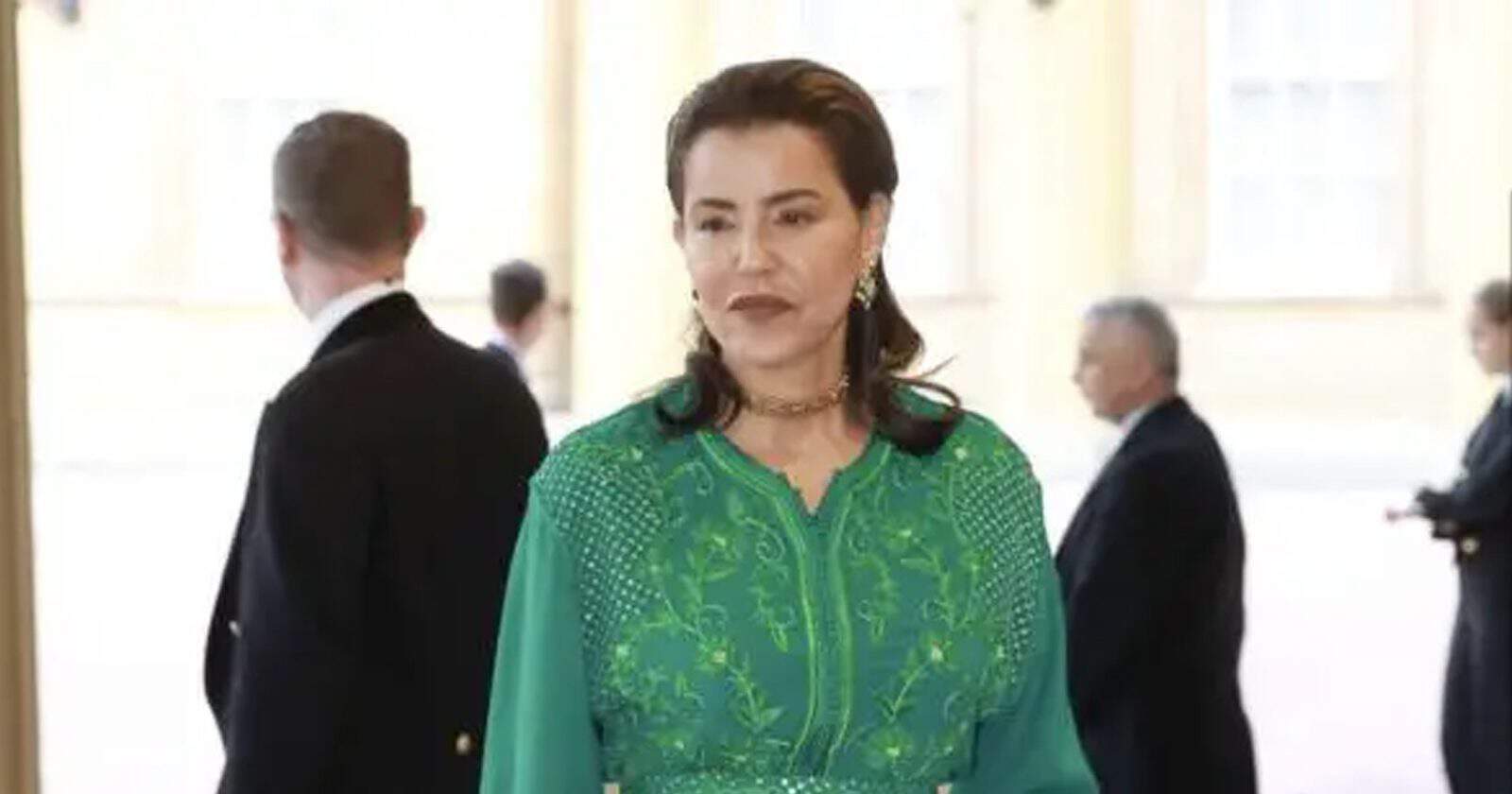 للا مريم في حفل تتويج تشارلز