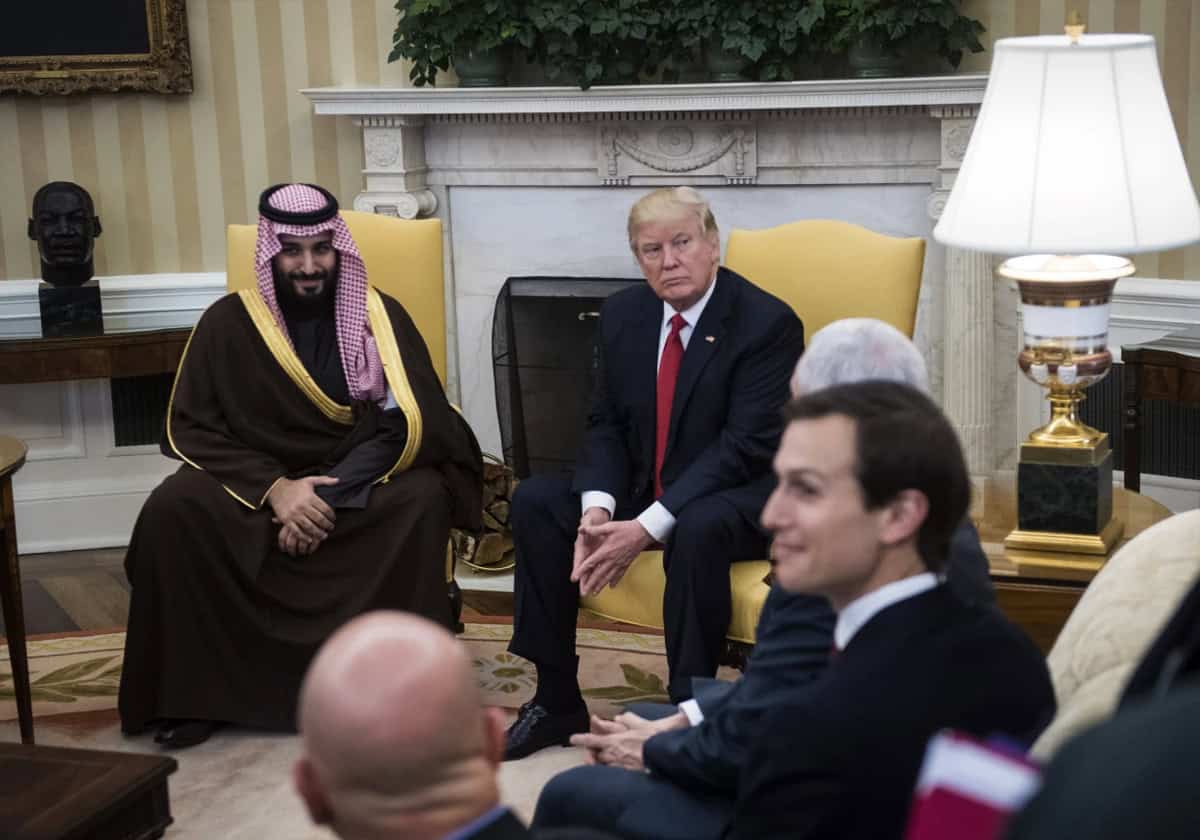 دونالد ترامب ومحمد بن سلمان