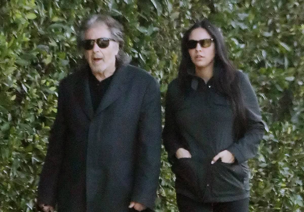 الممثل العالم آل باتشينو ونور الفلاح