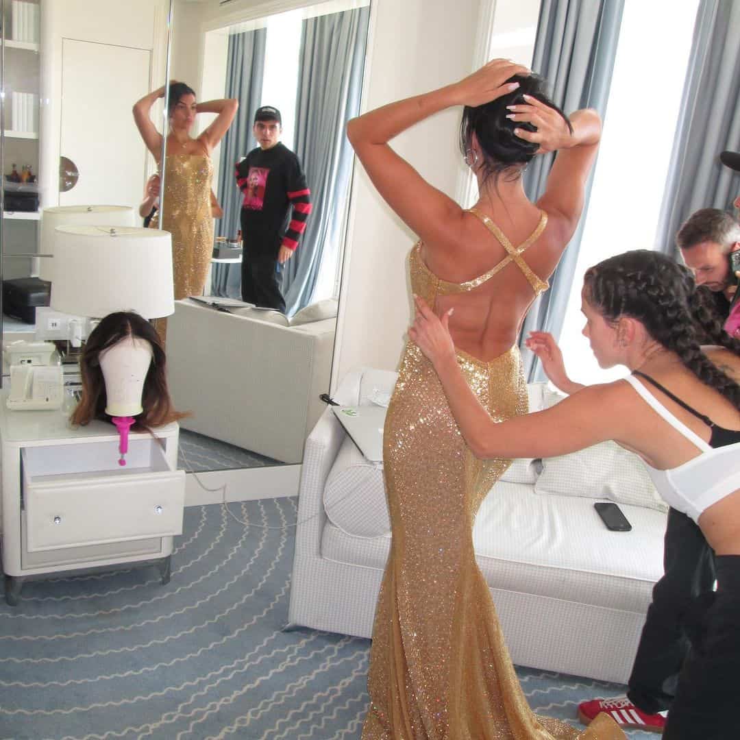 جورجينا في مهرجان كان