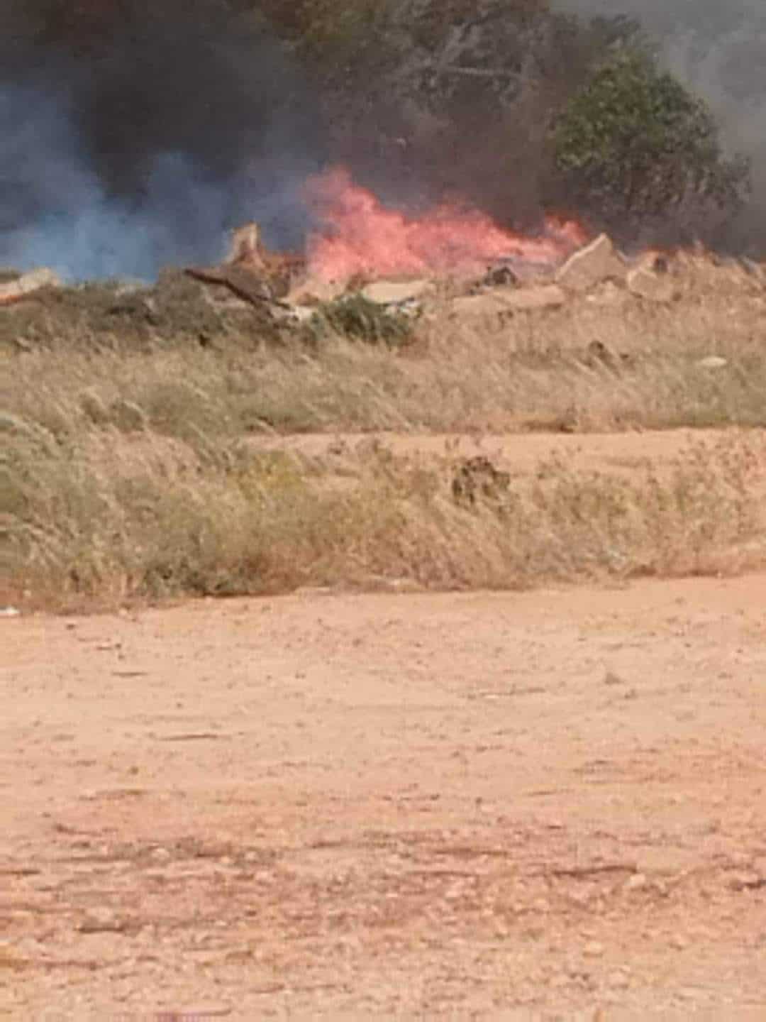 حريق جامعة بنغازي