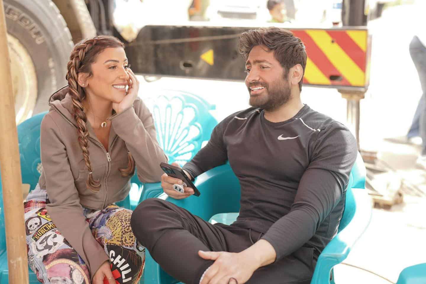 دينا الشربيني وتامر حسني