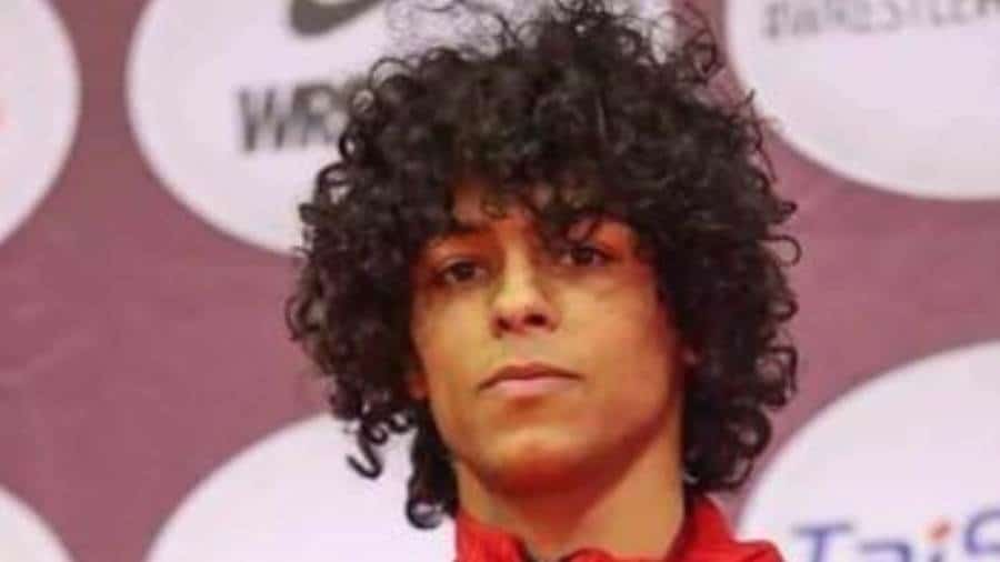 لاعب المصارعة المصري أحمد فؤاد بغدودة