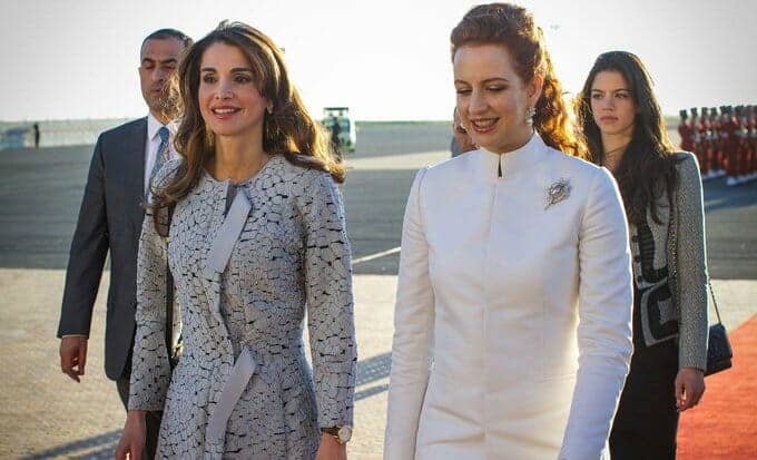 الأميرة للا سلمى والملكة رانيا