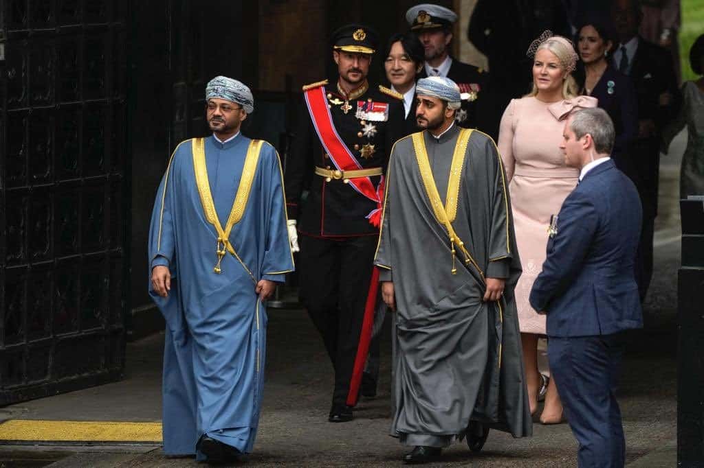 ذي يزن بن هيثم في حفل تتويج الملك تشارلز الثالث