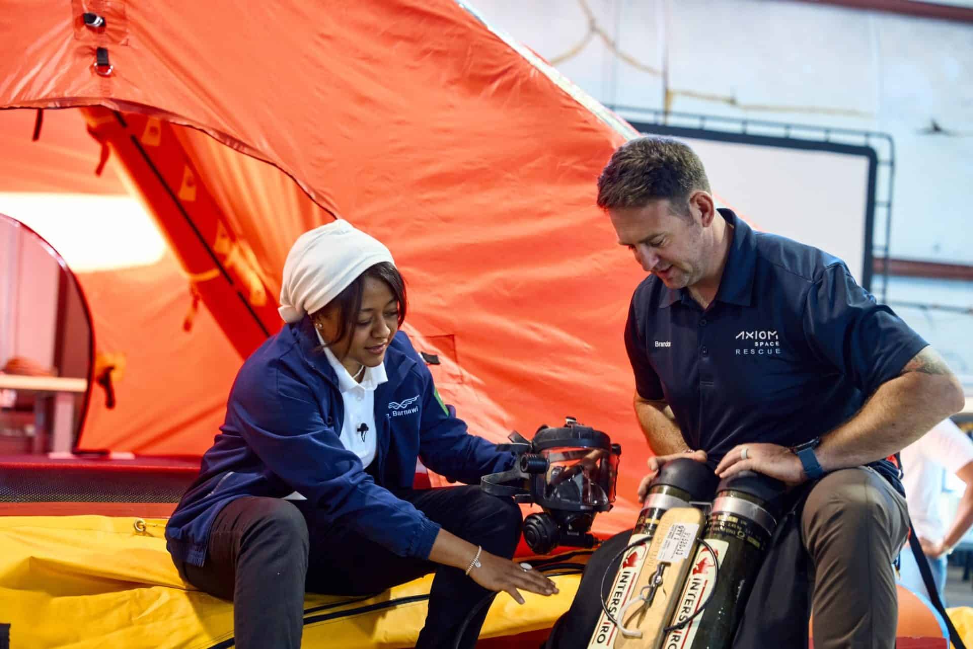 رائدة الفضاء السعودية ريانة برناوي