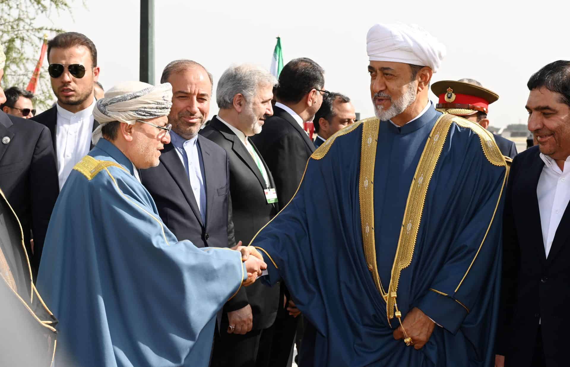 سلطان عمان هيثم بن طارق يزور إيران