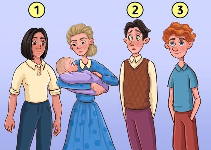 أصحاب العقل الحاد يمكنهم اكتشاف الأب الحقيقي للطفل في الصورة خلال 7 ثوانٍ!