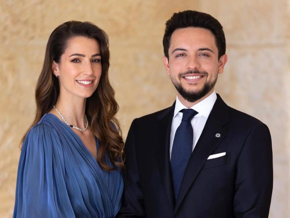 حفل زفاف الأمير الحسين والآنسة رجوة آل سيف