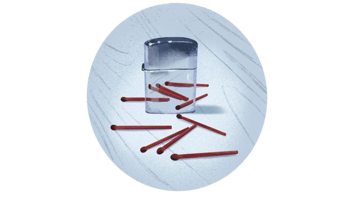 اكتشف أعواد الثقاب في الصورة