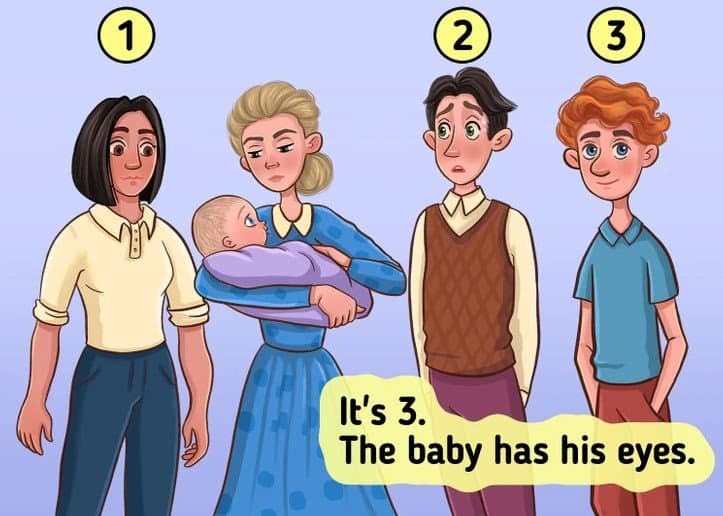 الأب الحقيقي للطفل