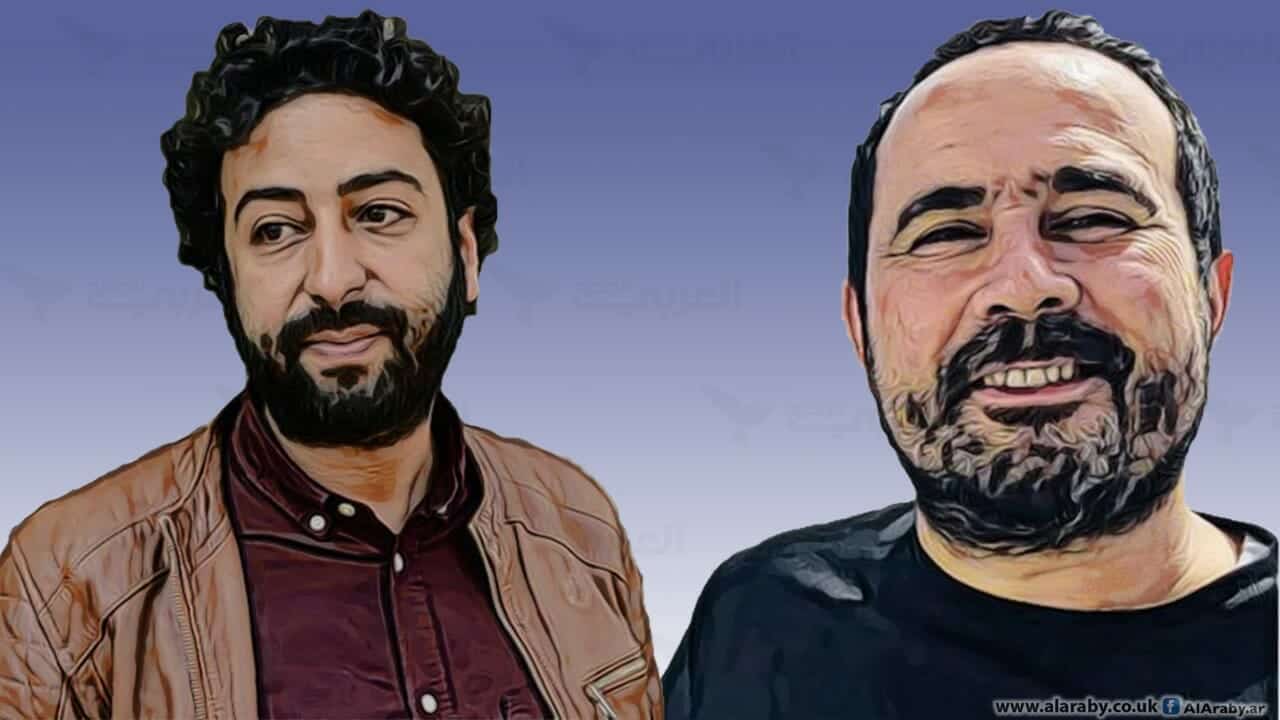 الصحفيان المغربيان سليمان الريسوني وعمر الراضي المعتقلان في السجون المغربية