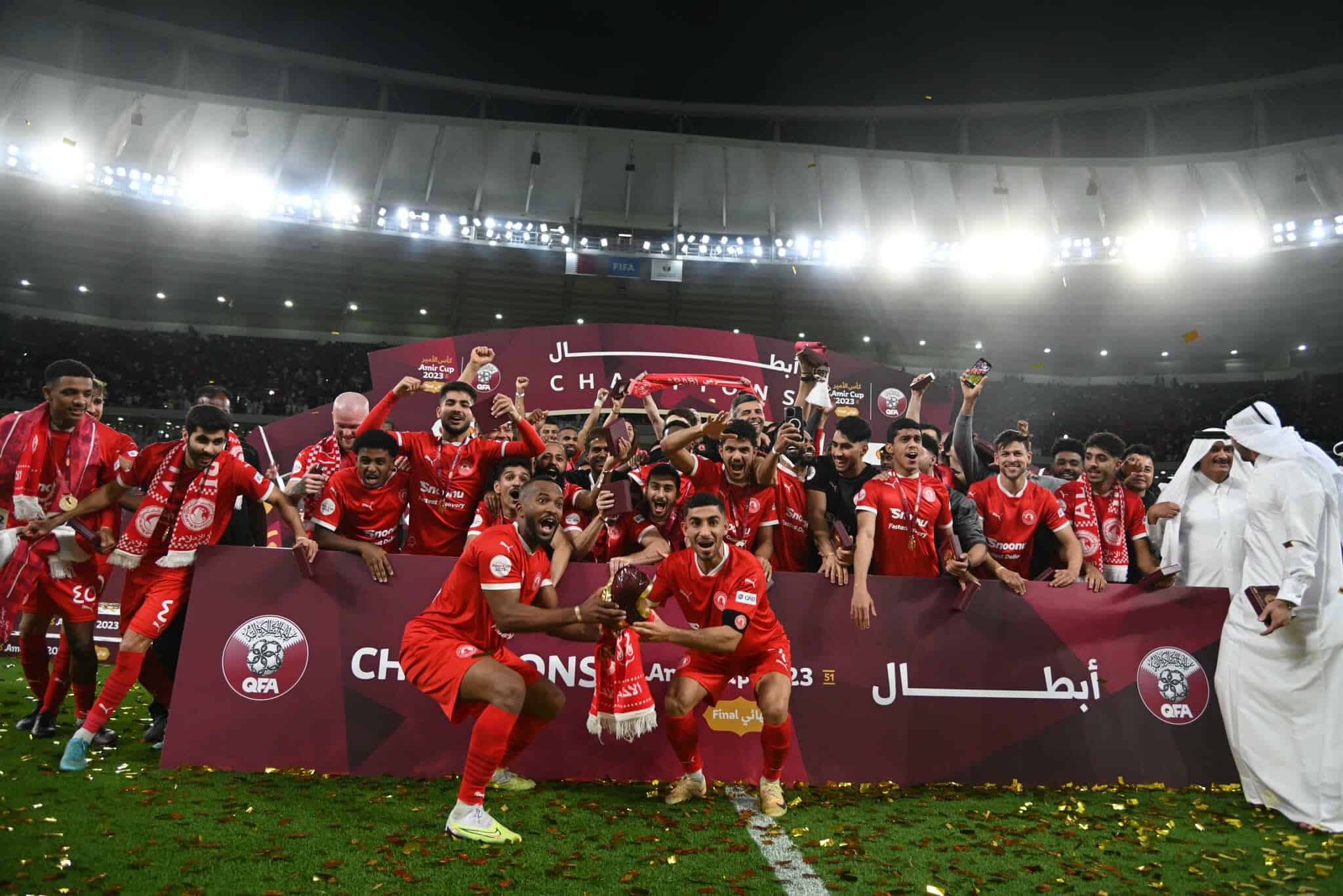 تتويج العربي بكأس أمير قطر 2023