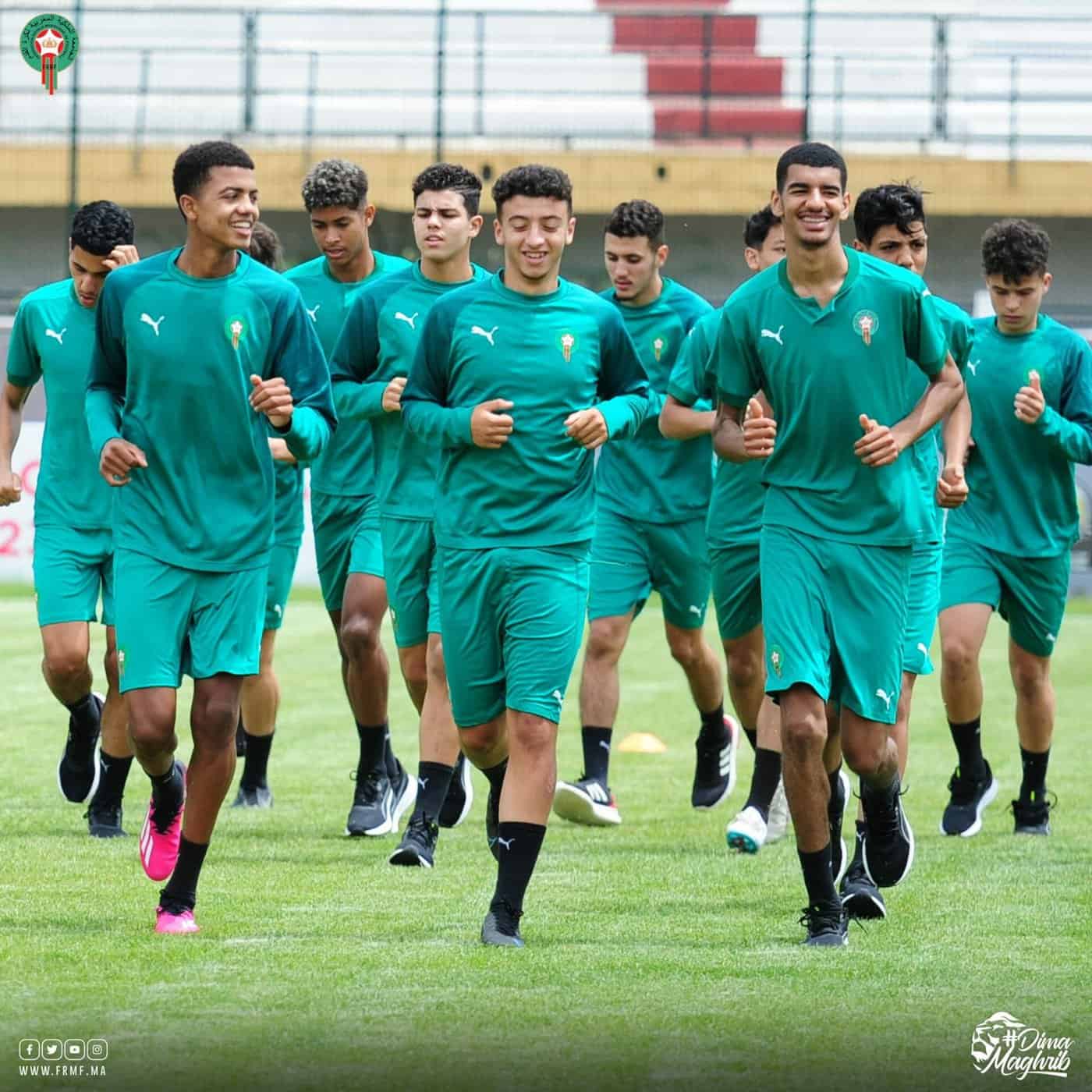 تدرببات منتخب المغرب