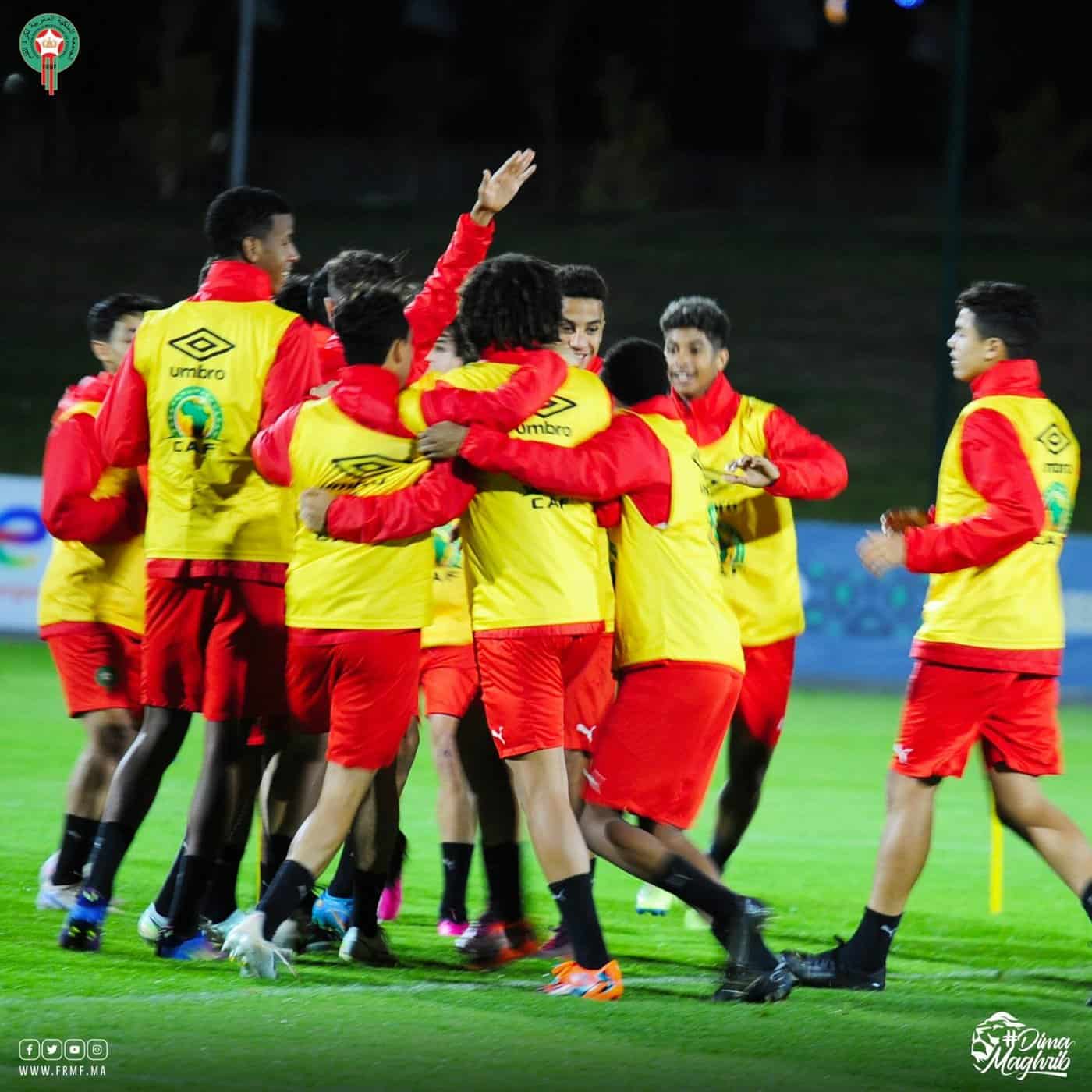 تدريبات المنتخب المغربي