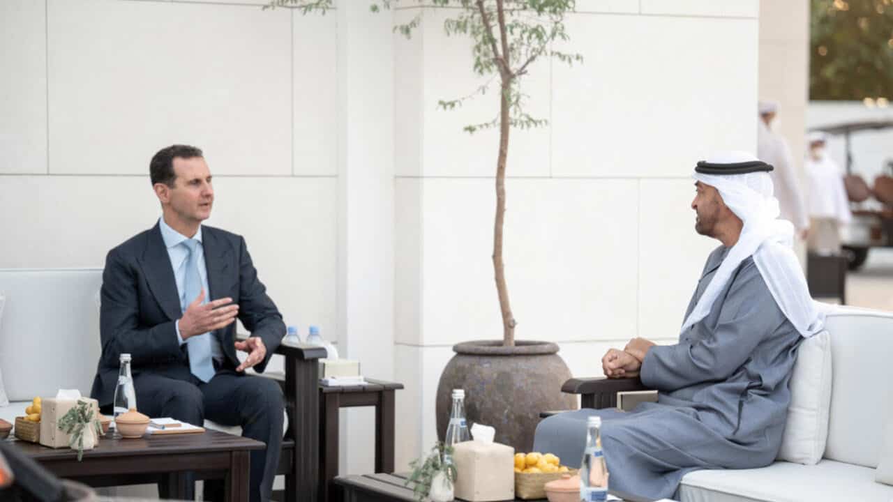 بشار الأسد في الإمارات