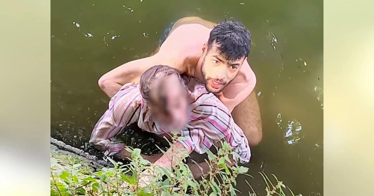 شاب جزائري يكتسب شهرة في بلجيكا بعد إنقاذ سيدة مسنّة من الغرق في نهر لا ميوز شاب جزائري ينقذ مسنة بلجيكية watanserb.com