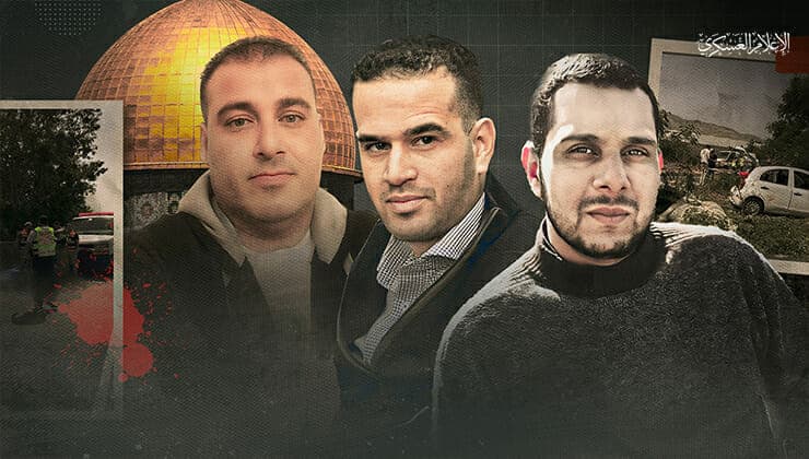 حسن قطناني ومعاذ المصري وإبراهيم جبر منفذو عملية الأغوار