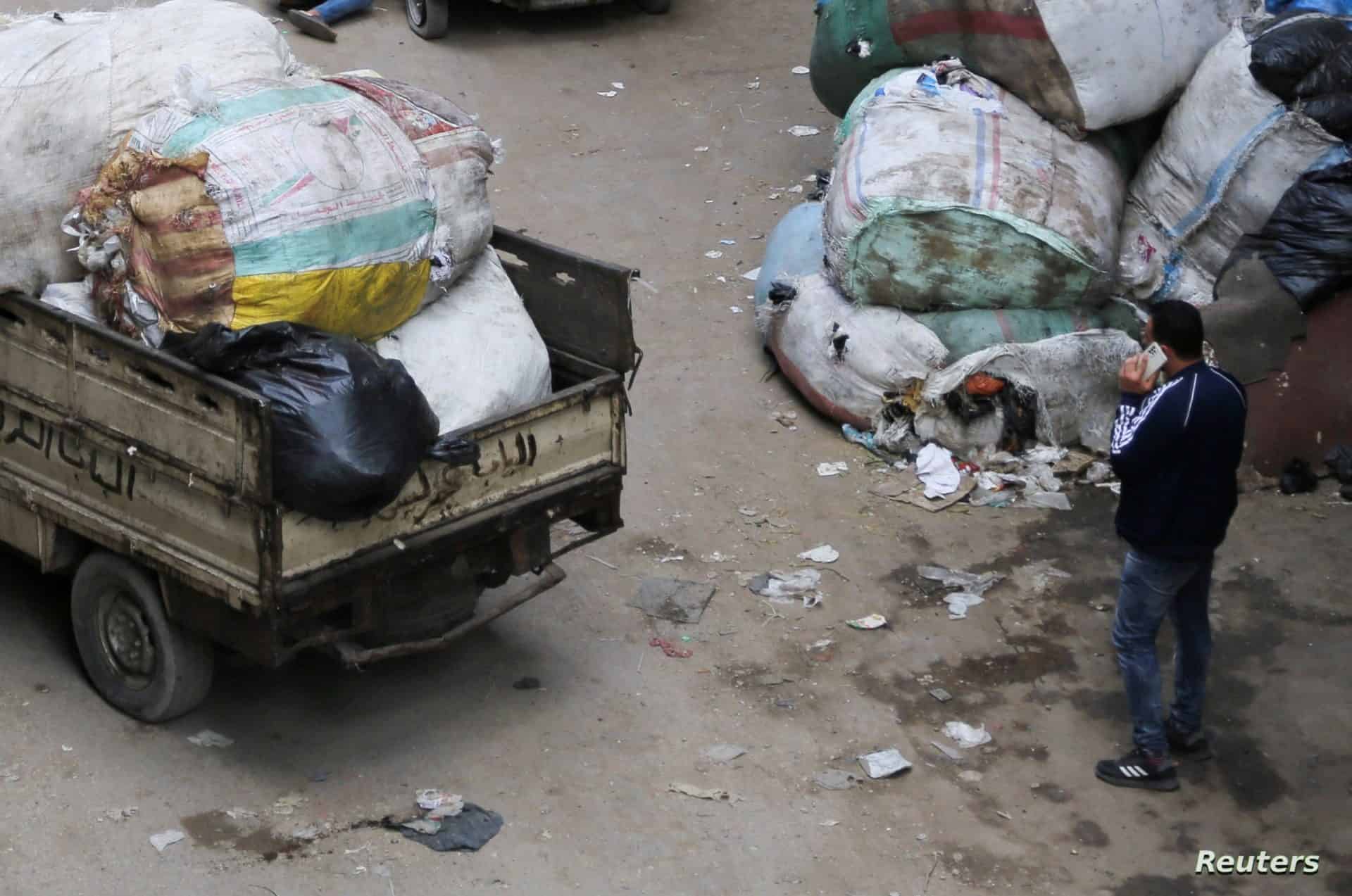 العثور على قدم بشرية في القمامة