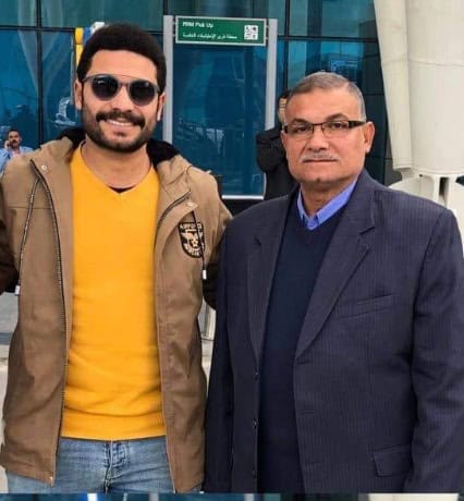 المهندس فرج سيد فرج وابنه