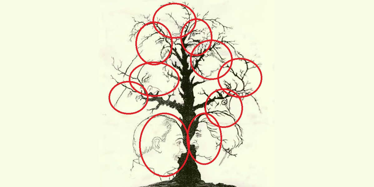 10 وجوه مخفية في الصورة