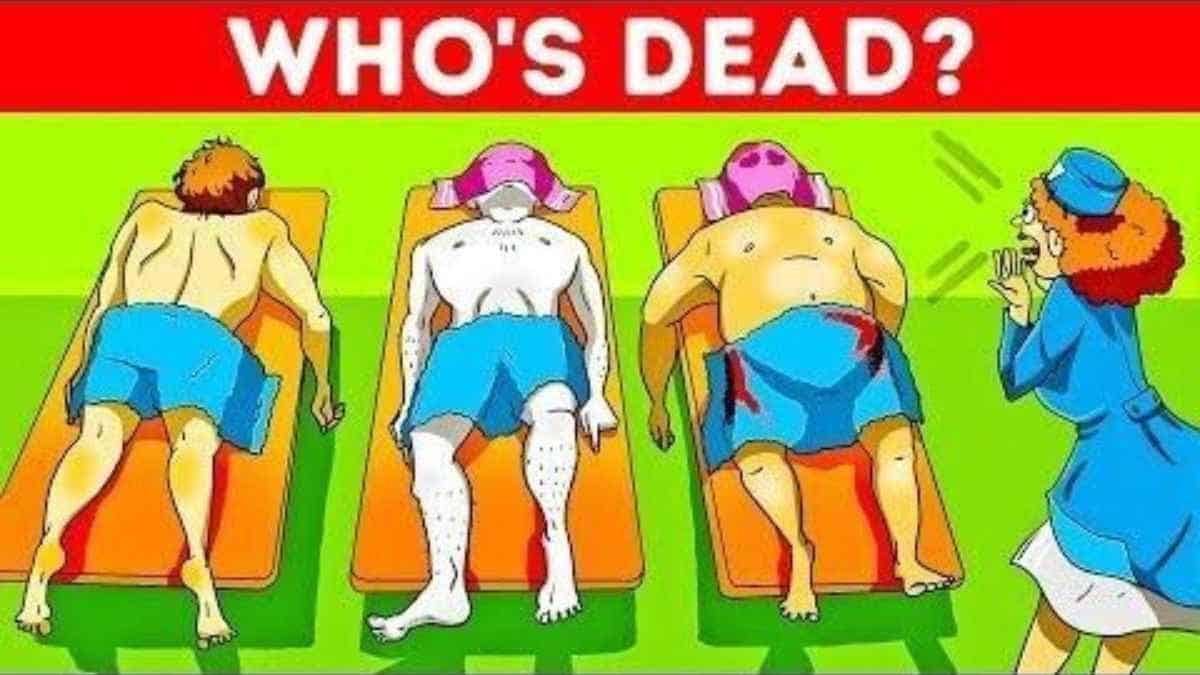 التحدي أمامك أن تمعن النظر في الصورة لتكتشف الشخص الميت في 19 ثانية