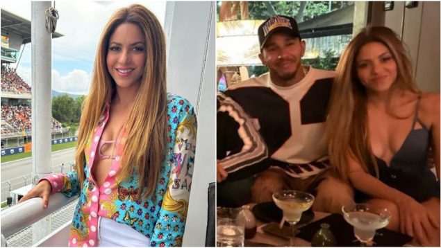 لويس هاملتون وشاكيرا