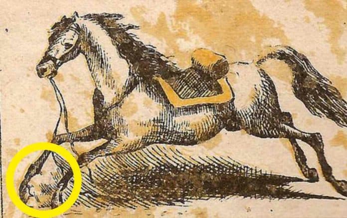 اكتشاف الفارس المختبئ في اللوحة