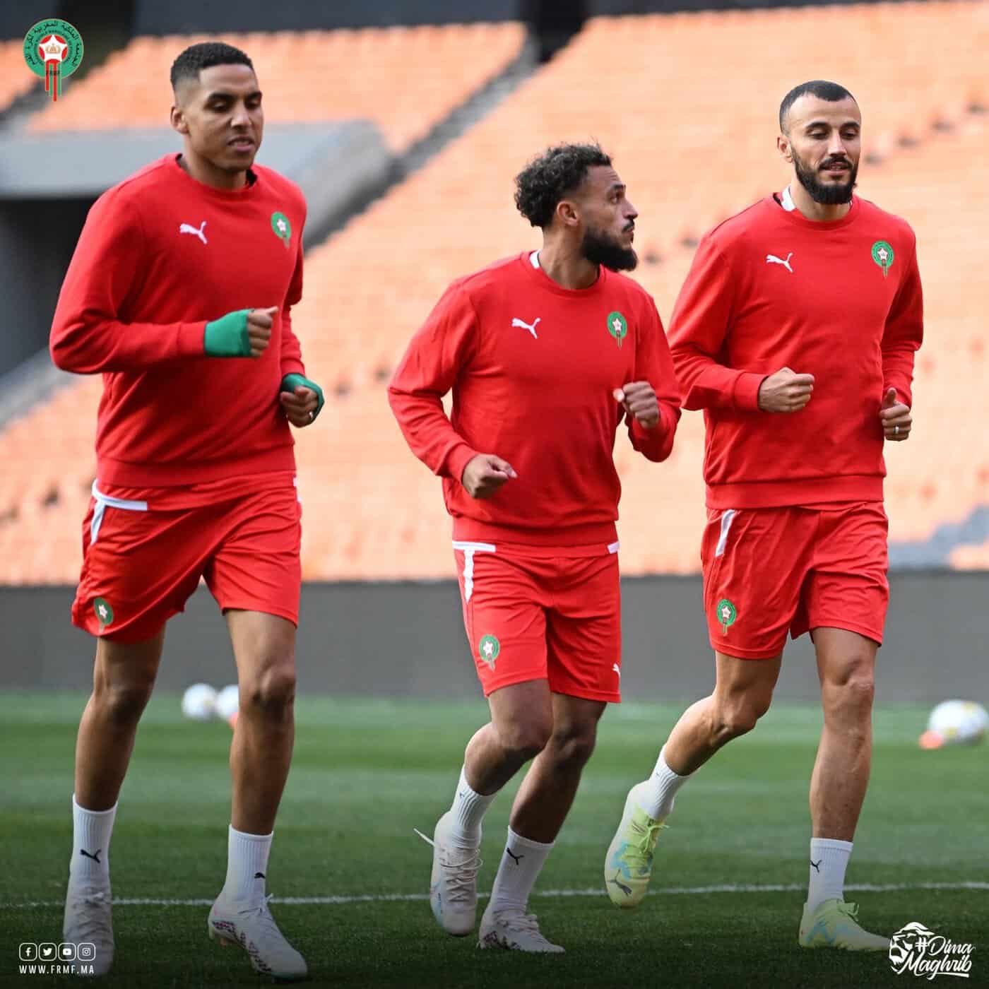 تدريبات المنتخب المغربي
