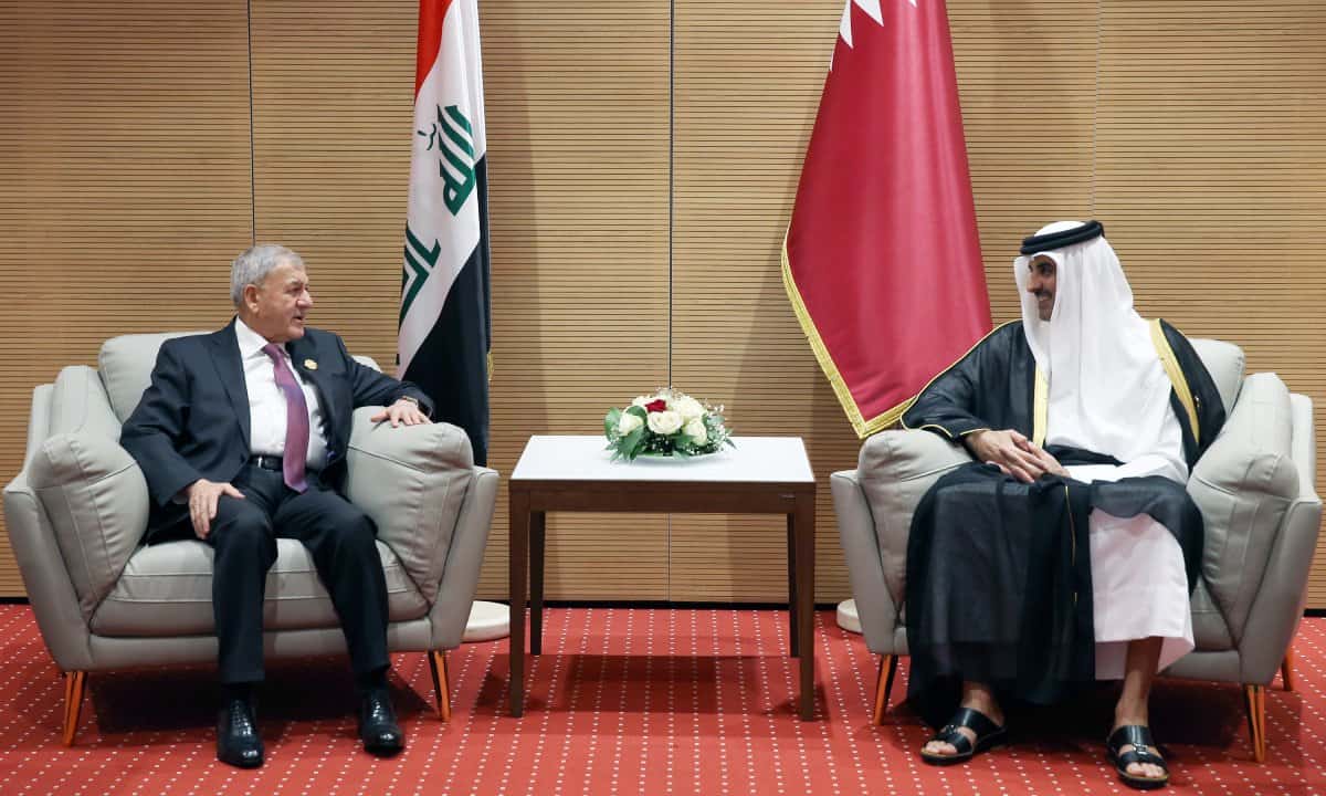 بعد تسريب موعدها.. تفاصيل زيارة أمير قطر المرتقبة إلى العراق امير قطر والرئيس العراقي