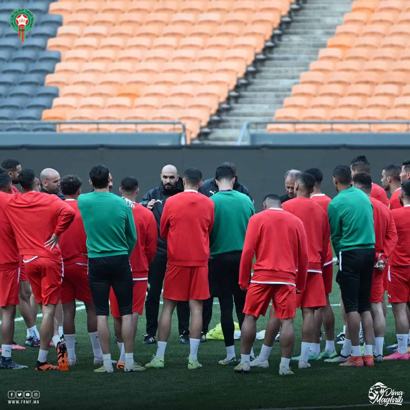 تدريبات المنتخب المغربي