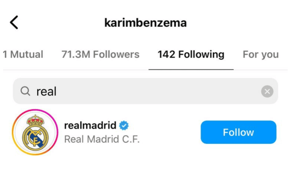 تصرف كريم بنزيما