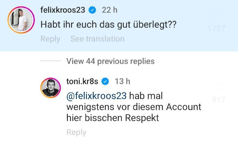 تعليق شقيق توني كروس على أخيه بعد تجديد عقده مع الريال